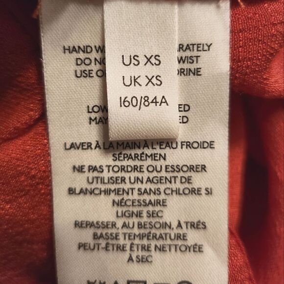 Maeve By Anthropologie Wrap Long Sleeve Blouse Top Size XS - Picture 6 of 7